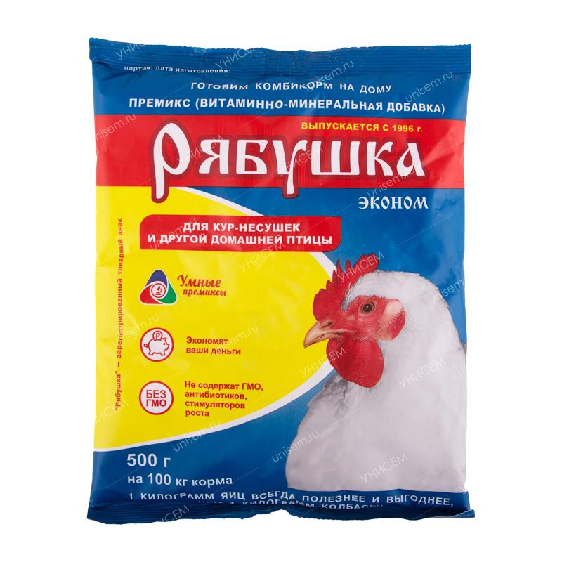 Эконом для птиц (Рябушка концентрат) 500г (18шт.)