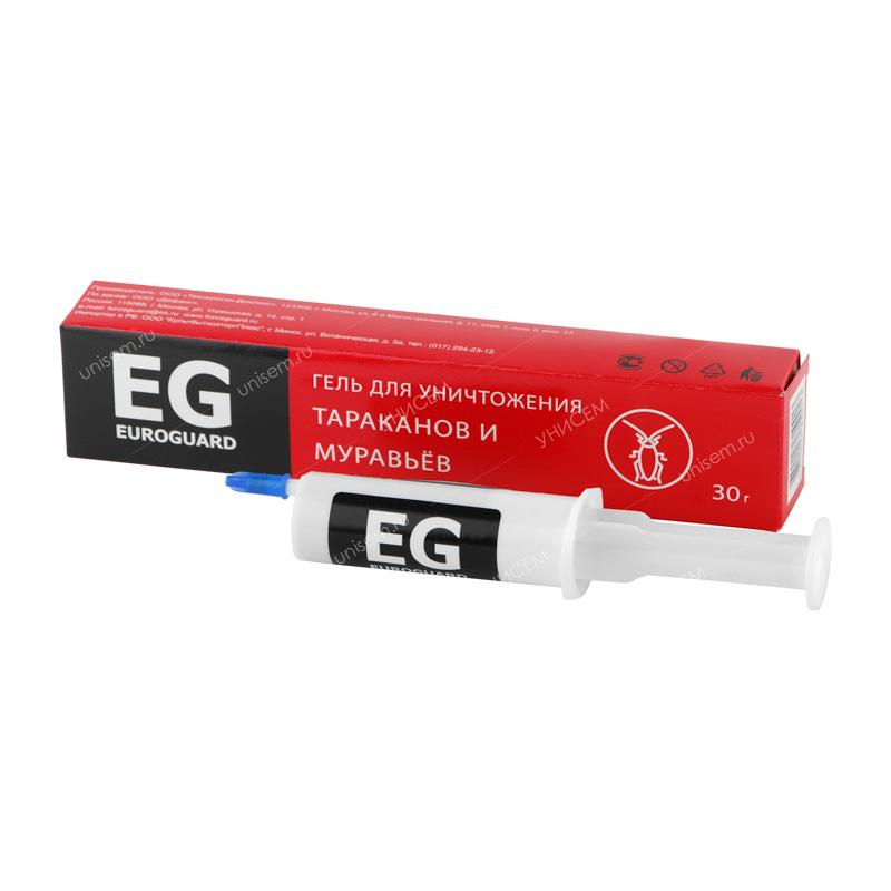 Гель EUROGUARD от тараканов и муравьев 30г  ( 48 шт.)