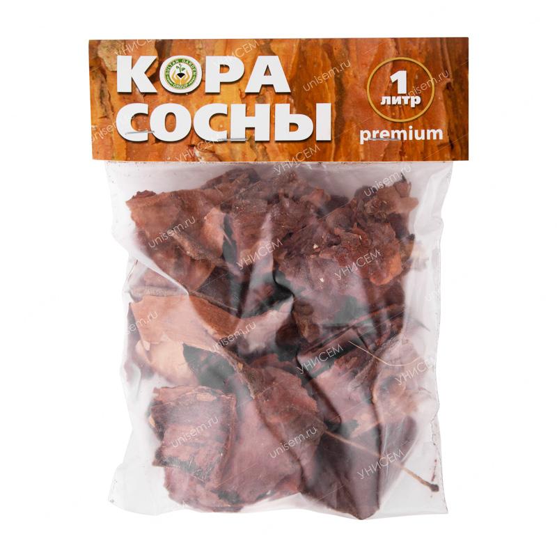 Кора сосны премиум 1 л (100шт)