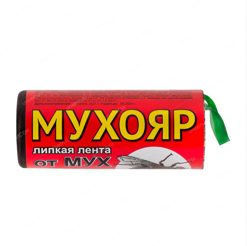 Липкая лента Мухояр (100/1000шт) КРАТНО 100