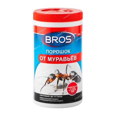 Порошок BROS от муравьев банка 100г (18шт)