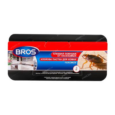Ловушка-домик клеевая BROS от тараканов с феромоном (15шт)