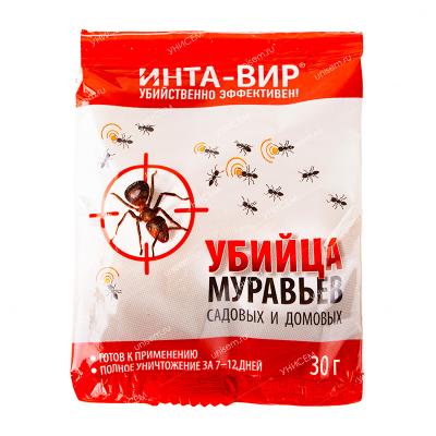 Инта вир средство от  муравьев 30г (50шт)